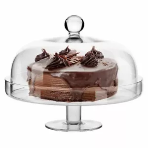Krosno Alzata per Torte con Coperchio | 28 cm | Fatto a mano | Lavaggio a mano - Foto 1 di 12