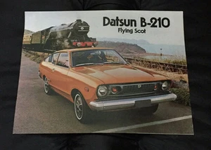 1974 Original Vintage Datsun B-210 B210 Flying Scot Dealer Sales Brochure - Picture 1 of 2