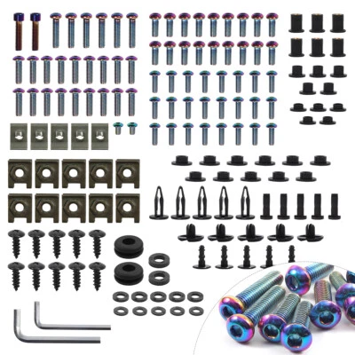 Chameleon Stainless Fairing Bolts Kit Screws For Ninja 650 500 300 250R ZX10R 6R - Image 1 of 4