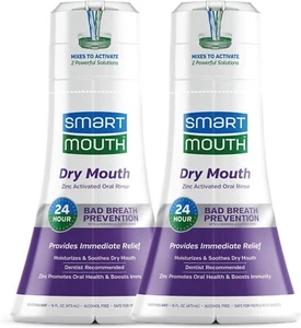 Dry Mouth Mouthwash, Dry Mouth and Bad Breath Relief, Mint, 16 fl oz, 2 Pack - Picture 1 of 8
