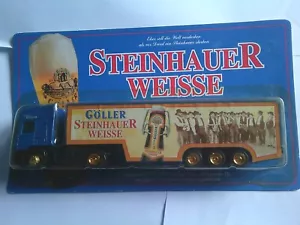 Modell Truck Scania LKW Bierlaster Steinhauer Weisse Sammelmodell Sattelzug RM - Bild 1 von 1