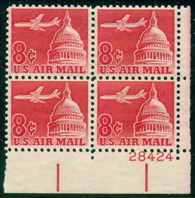 SCOTT # C64 PLATE BLOCK, MINT, OG, NH, GREAT PRICE! - Image 1 of 1