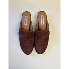 Steve Madden Sutter Burg Suede MULES with Pearls! Size 8.5 Women*Missing Pearls*