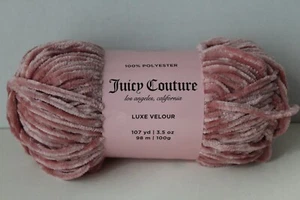 Juicy Couture Luxe Velour yarn Jo Ann Exclusive - sold per skein Dusty Blush - Picture 1 of 4