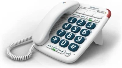 BT Big Button 200 Corded Landline House Phone, Elderley Friendly Big Buttons,... - Image 1 of 2