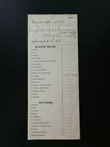 Cupón de mayo de 1901 #6073 y Bill to City Home Poughkeepsie Foundry & Machine Co. NY - Imagen 1 de 9