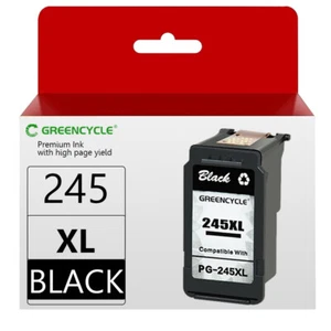 1 pack GREENCYCLE PG-245XL Black Ink for Canon MG2920 MG2955 TS3322 IP2820 MX490 - Picture 1 of 9