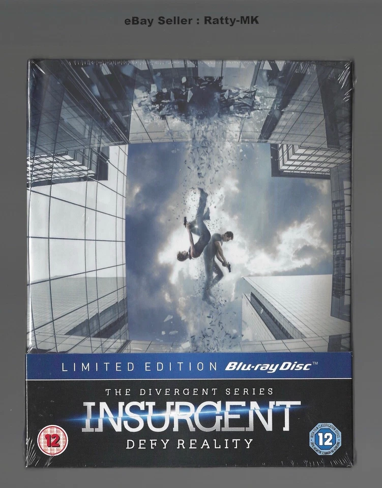 INSURGENT - UK EXCLUSIVE BLU RAY DIGIBOOK - NEW & SEALED - Image 1 of 3