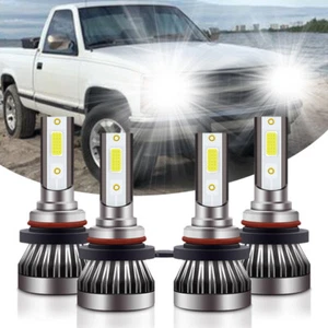 Kit de bombillas LED de haz alto de 6 k para Chevy K1500 2500 Suburban 1993-1999 - Imagen 1 de 9