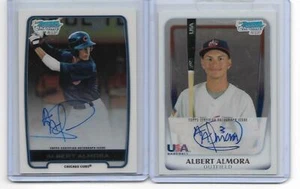 Albert Almora Bowman Chrome RC 1 st Refractor Auto /417 LOT USA Rookie Autograph - Picture 1 of 1