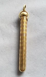 Tiffany & Co. vintage antique 14k solid gold mechanical pencil pendant 29.6gram - Picture 1 of 12