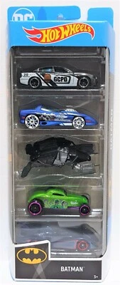 Hot Wheels 5 pack Batman Dodge Charger Silhouette Batmobile Sooo Fast Diecast  - Image 1 of 4