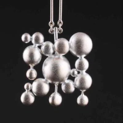 Collar LAPPONIA de ley. Perla de invierno. Plata 925S. 2012, L9, Mari Isopahkala Foto 1 de 4