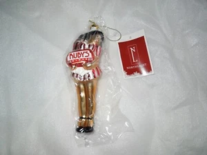 Ruby’s Diner Hand Blown Glass Christmas Ornament 50’s Retro Waitress RARE NOS - Picture 1 of 7
