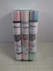 Teckwrap Craft Vinyl 12"x36" 5- Color Opal Holographic Rolls + Transfer Tape NEW - Picture 1 of 4