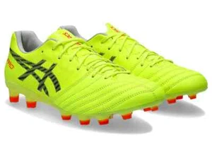 ASICS DS LIGHT X-FLY PRO 2 PARIS 1101A074 750 Safety Yellow Black Soccer Cleats - Picture 1 of 12