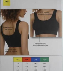 HONEYDEW Seamless Ribbed Bralette Soft Knit Fabric 2 Pack Small White Black NEW - Picture 1 of 10