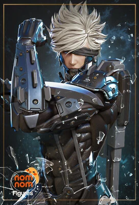 Raiden Metal Gear Solid 3D Printed Figure, Unpainted Cyborg Ninja Model Kit - Image 1 of 4