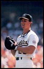 1989 Barry Colla Oakland Athletics Mark McGwire Postcard #2