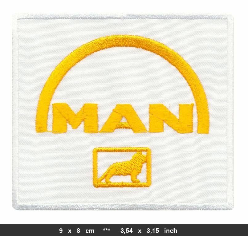 ROYAL GARMENT MAN Aufnäher Patches Bügelbild LKW Nutzfahrzeuge Busse Trucks Deutschland v2