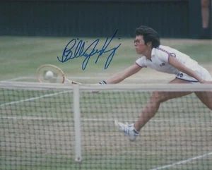 BILLIE JEAN KING SIGNED AUTOGRAPH WOMENS TENNIS 8X10 PHOTO #2 - Picture 1 of 1