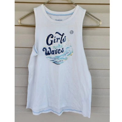 NWT New Osh Kosh Sleeveless Girls Make Waves Tee Size 14 - Image 1 of 4