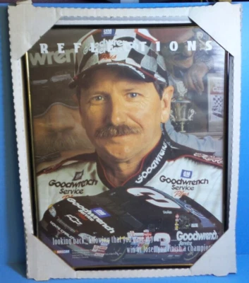 1999 Dale Earnhardt Sr. NASCAR #3 FRAMED Poster 16x20 Reflections BRAND NEW - Image 1 of 2