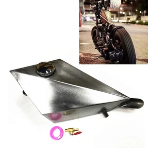 Petrol Gas Fuel Tank W/ Tank Cap Universal For Harley Honda Steed400 600 1pc New - Picture 1 of 9