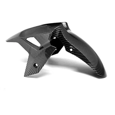 Carbon Fiber Front Tire Fender Guard Fairing For KAWASAKI 17-23 Ninja 400 Z400 - Image 1 of 4