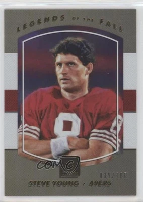 2017 Panini Donruss Legends of the Fall Holo /100 Steve Young #3 HOF - Image 1 of 2