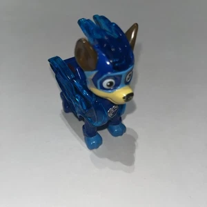Paw Patrol CHASE Mighty Pups Charged Up beleuchtete Figur BLAU ungetestet - Bild 1 von 5