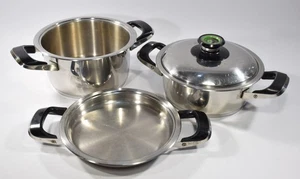 AMC KOCHTOPFSET kleine Bratpfanne Ø 23cm Deckel Konvolut Edelstahl - Bild 1 von 7