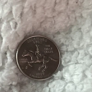 “RARE” 1999 Quarter Dollar. Delaware 1787 THE FIRST STATE ‘Caesar Rodney’  - Picture 1 of 2