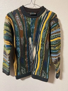 COOGI sweater 3D knit Size M (Equivalent to XS) 100% Cotton Vintage - Picture 1 of 4