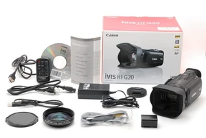 Tested [MINT w/hood] Canon iVIS HF G20 Digital Video Camera Camcorder From JAPAN - Picture 1 of 11