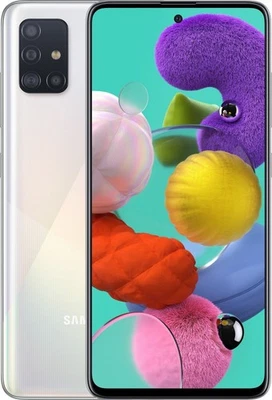 Samsung Galaxy A51 DualSIM Smartphone 128GB Weiß Prism Crush White - Sehr Gut - Bild 1 von 4