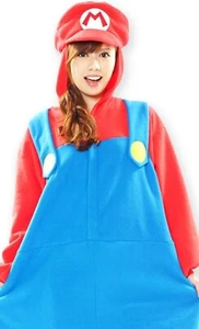 Super Mario Brothers Mario Kigurumi Costume Unisex One Size Fits Most - Picture 1 of 4
