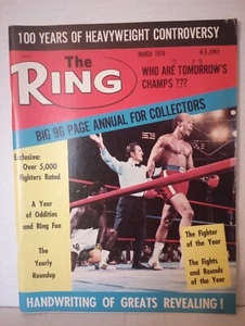 The Ring Boxing Magazine Annual March 1974 Vintage Sports Classic Rare - Picture 1 of 2