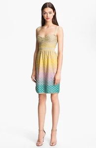 MISSONI Multicolour Lurex Knit Summer Sleeveless Dress UK8 - Picture 1 of 10