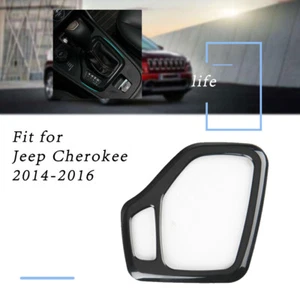 Accesorios interiores negros marco central de engranajes para Jeep Cherokee 2014-2018 - Imagen 1 de 6
