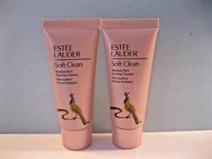 Lot of 2 - Estee Lauder Soft Cream Mositure Rich Foaming Cleanser 1 Fl. Oz. Liq. - Picture 1 of 1