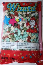 Wizard Chocolate Stones Rocks 1kg Bulk Bag