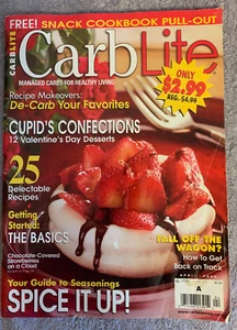 CarbLite Magazine April 2005, Managed Carbs for Healthy Living, Recipes + Insert - Picture 1 of 1