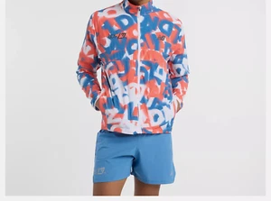 New Balance London Edition Printed Athletics Packable Jacket Multi colors M-XL - Picture 1 of 8