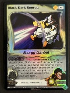 Black Dark Energy HOLO FOIL Rare 35 LIMITED Dragon Ball Z Score TCG 2003 DBZ CCG - Picture 1 of 12