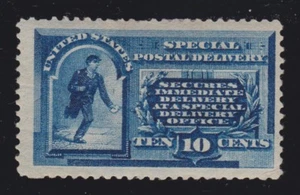 US E1 10c Special Delivery Unused VF JUMBO OG HR SCV $500 - Picture 1 of 2