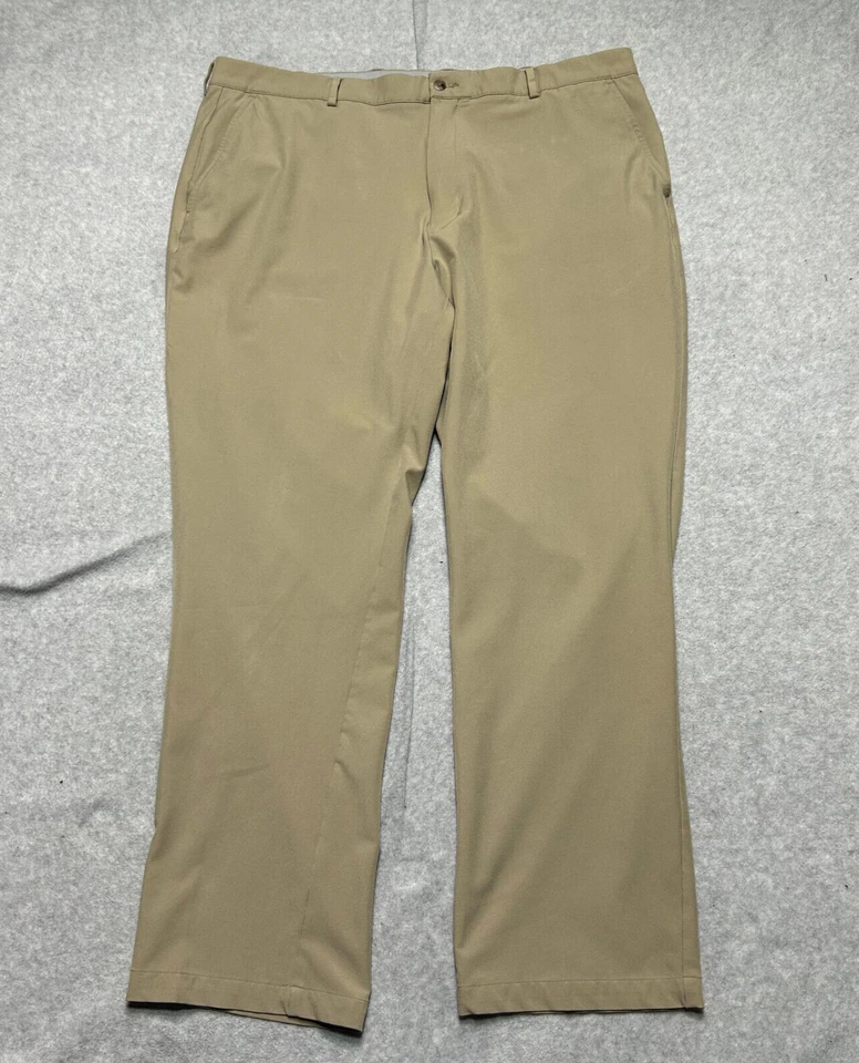 Pantalones Greg Norman Para Hombre 40 X 31 Caqui Golf Rendimiento Elastizados Calce Recto Foto 1 de 4