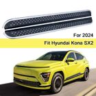 Fits For Hyundai Kona Sx2 2024 Running Boards Fixed Side Step Nerf Bar 2Pcs