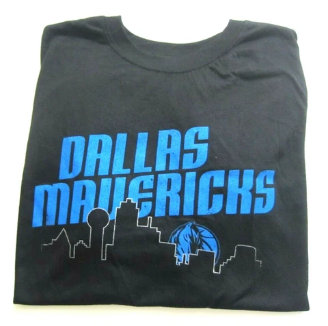 Dallas Mavericks Adult XL Black T-Shirt Mavs vs Wizards Special Edition 1.3.17 Cover