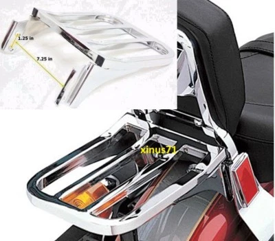 NEW Luggage Rack FOR Harley Softail Sport SISSY BAR FLSTF FLST FLSTC FLSTSC USA - Image 1 of 4